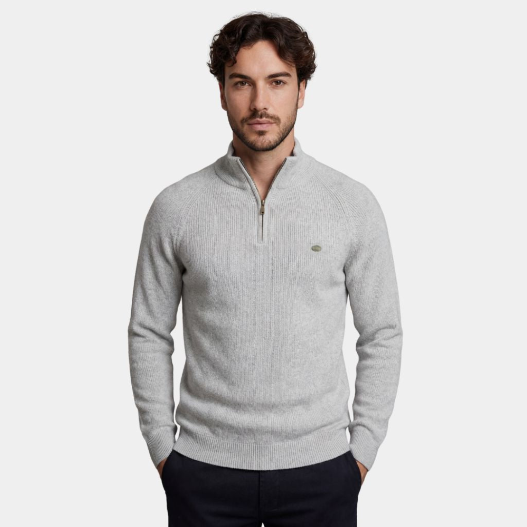 Elegant Quarter-Zip Jumper