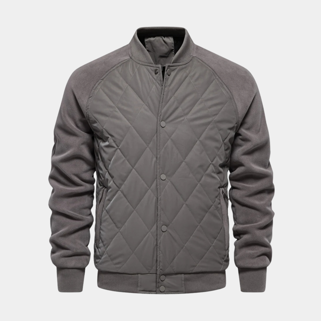 Structured bomber jacket