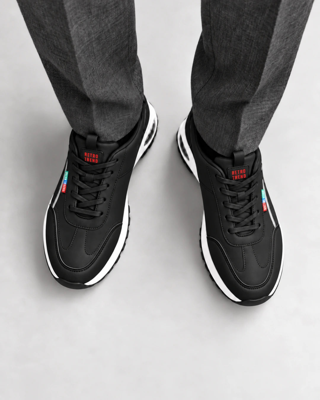 Leather Sneakers Retro Trend - Limited Edition