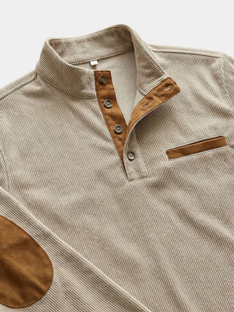 Monaco Casual Henley-Pullover