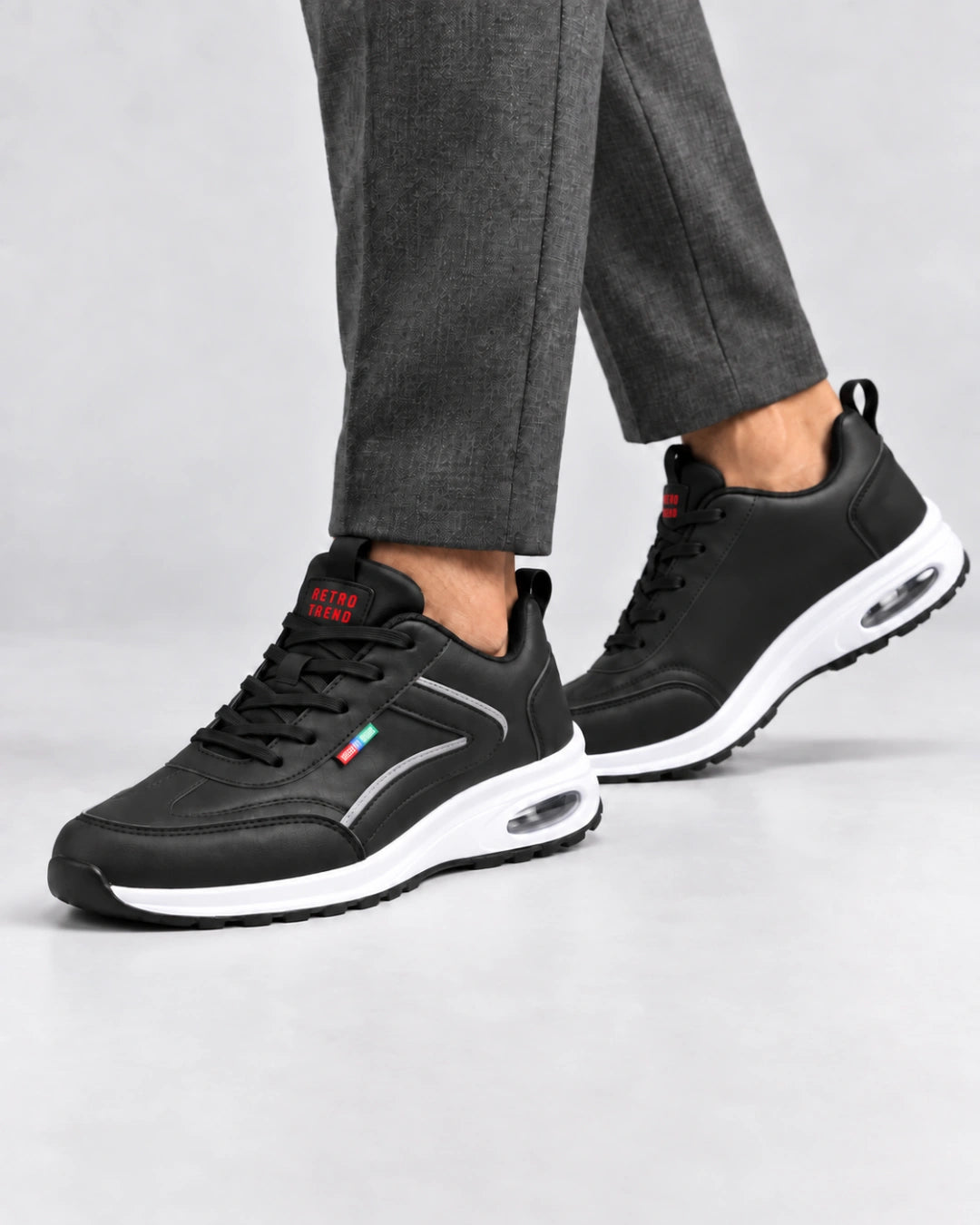 Leather Sneakers Retro Trend - Limited Edition