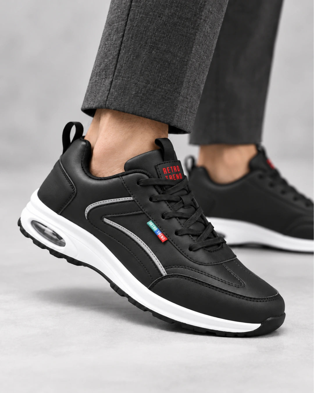 Leather Sneakers Retro Trend - Limited Edition