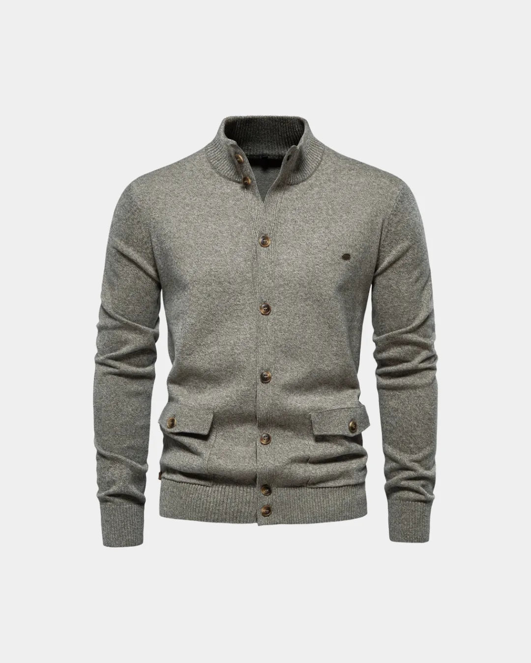 Button-Up Knit Cardigan - Verenno