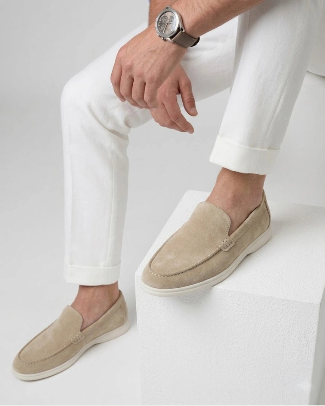 Mocassin en daim Verenno