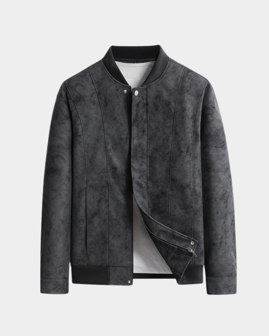 Detailed Suede Jacket - Verenno