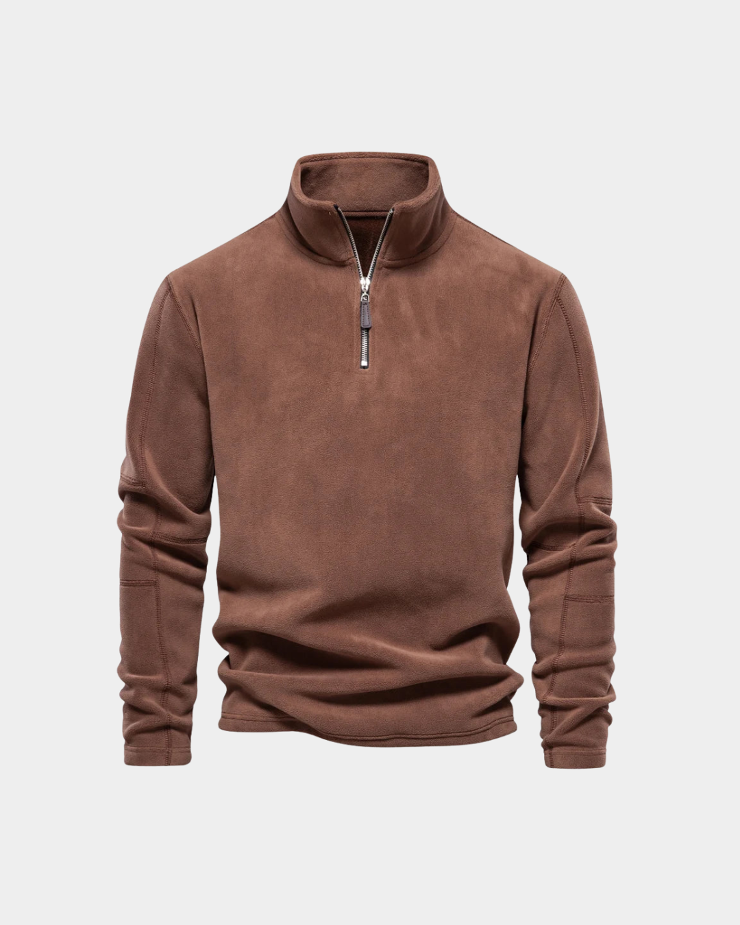 Fleece Quarter-Zip Pullover - Verenno