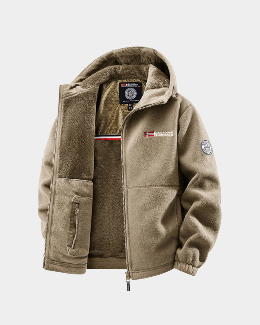 Norway Hooded Fleece Jacket - Verenno