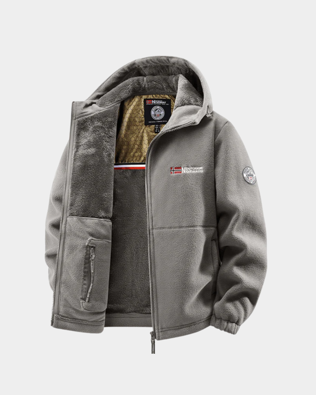Norway Hooded Fleece Jacket - Verenno