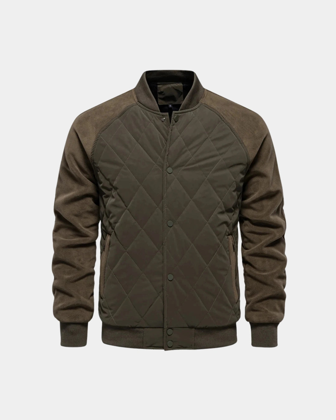 Quilted Bomber Jacket - Verenno