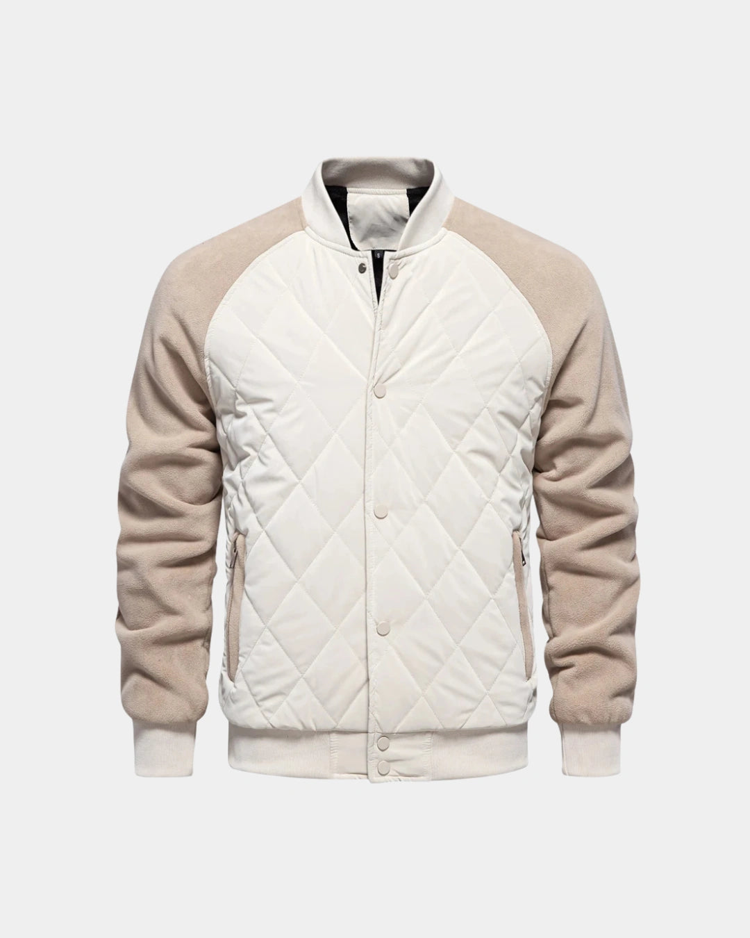 Quilted Bomber Jacket - Verenno