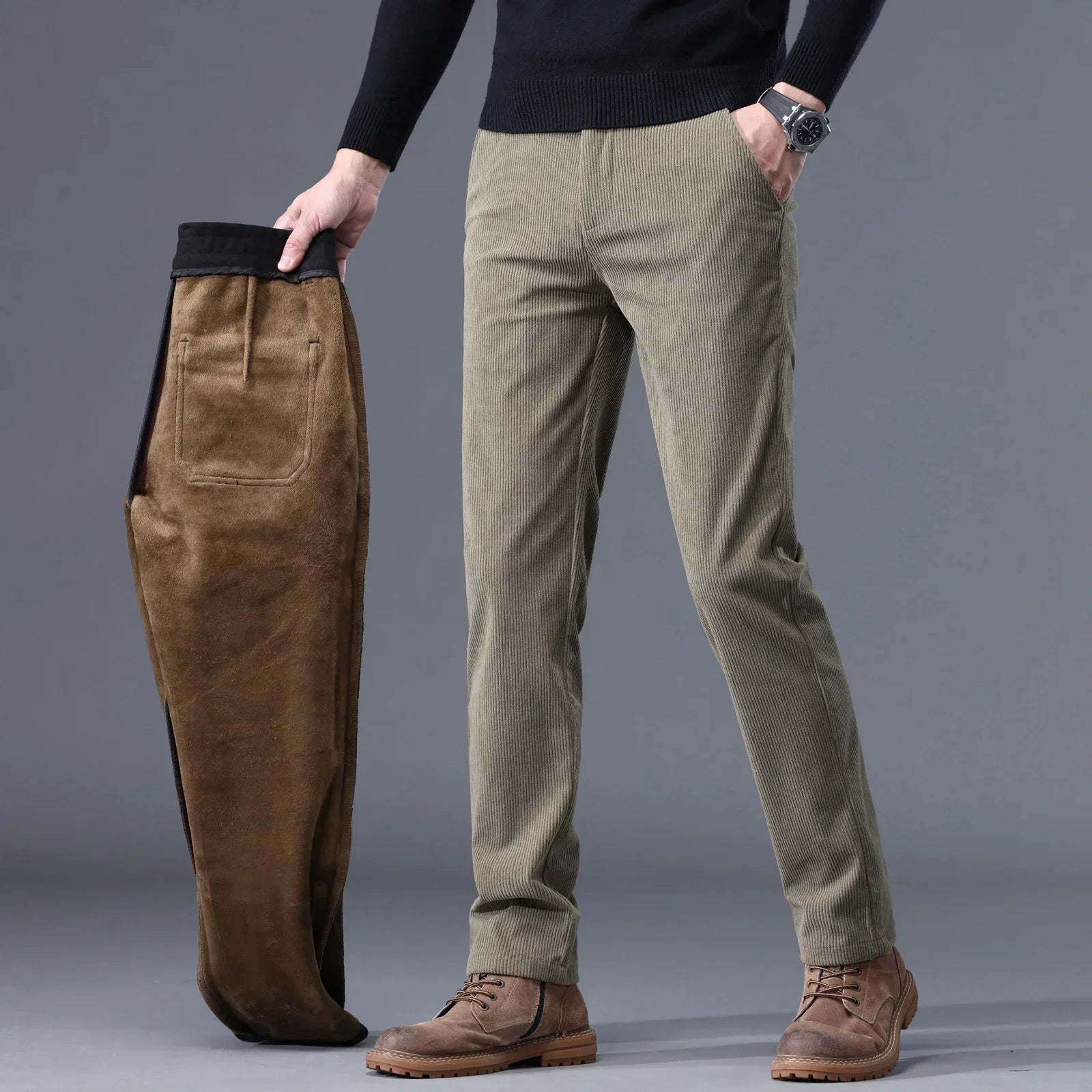 Lined Corduroy Pants