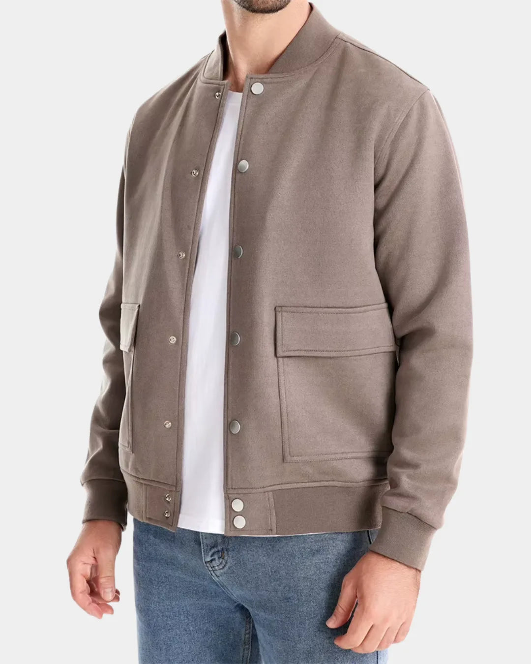 Chaqueta bomber de ante - Verenno