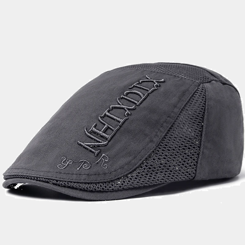 Mesh Panel Flat Cap
