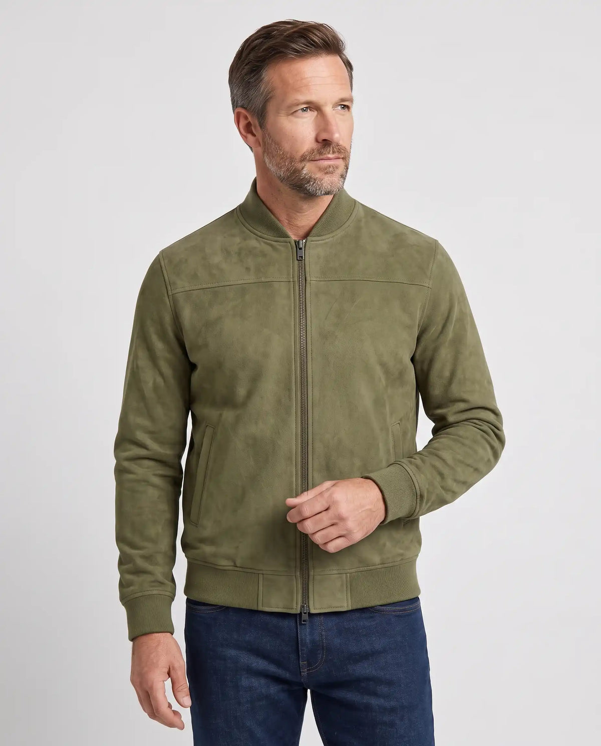 Classic Suede Jacket - Verenno