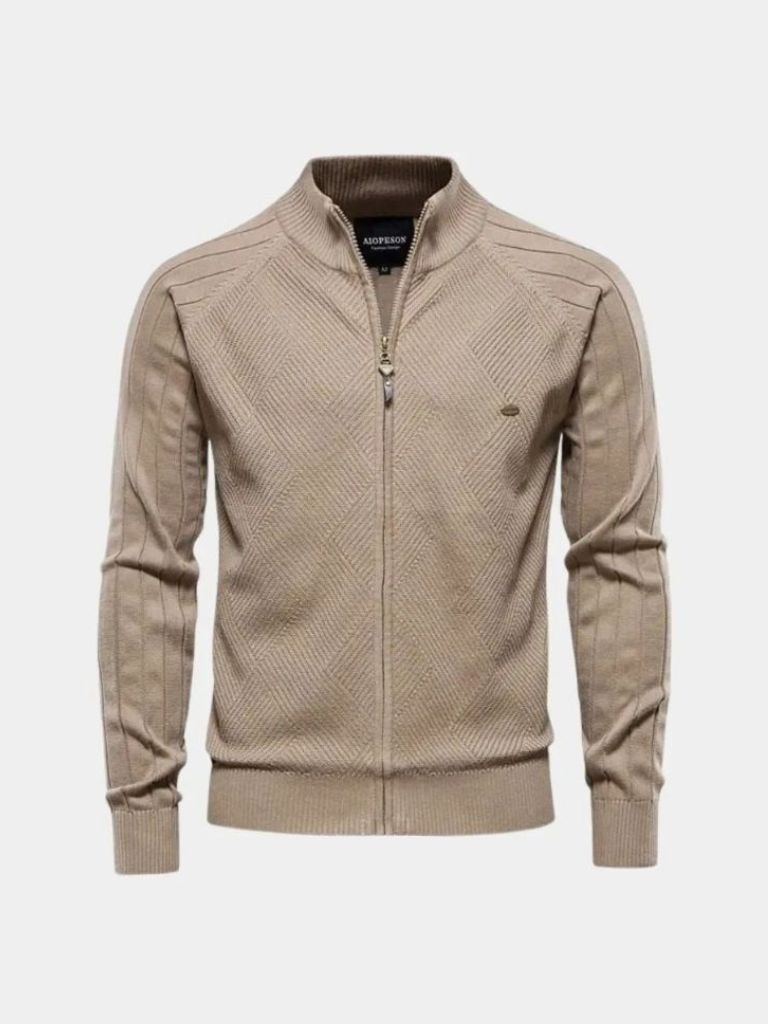 Jacquard-Strickcardigan