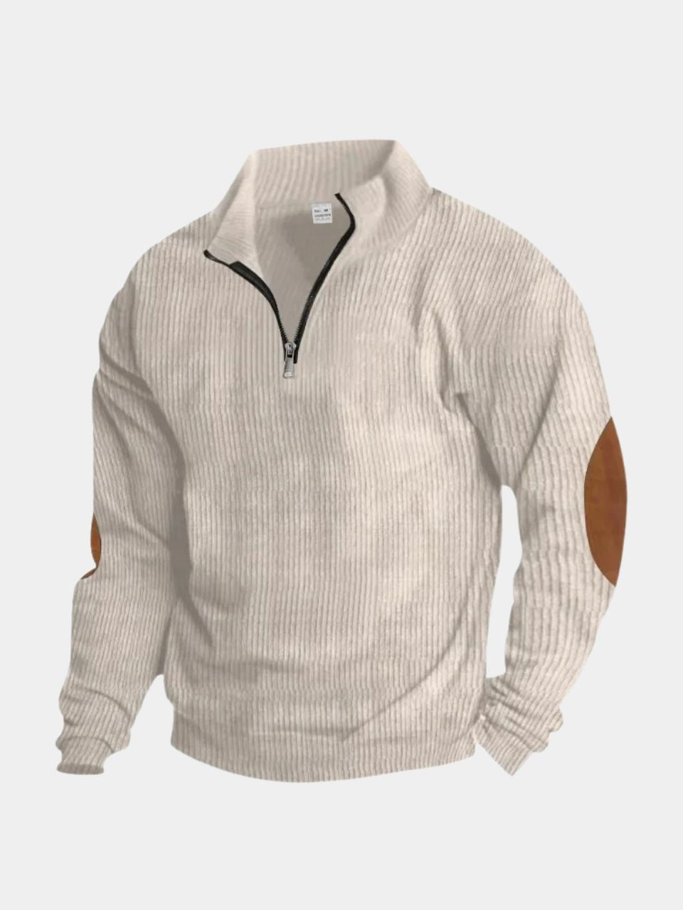 Stehkragen Quarter-Zip Cordpullover