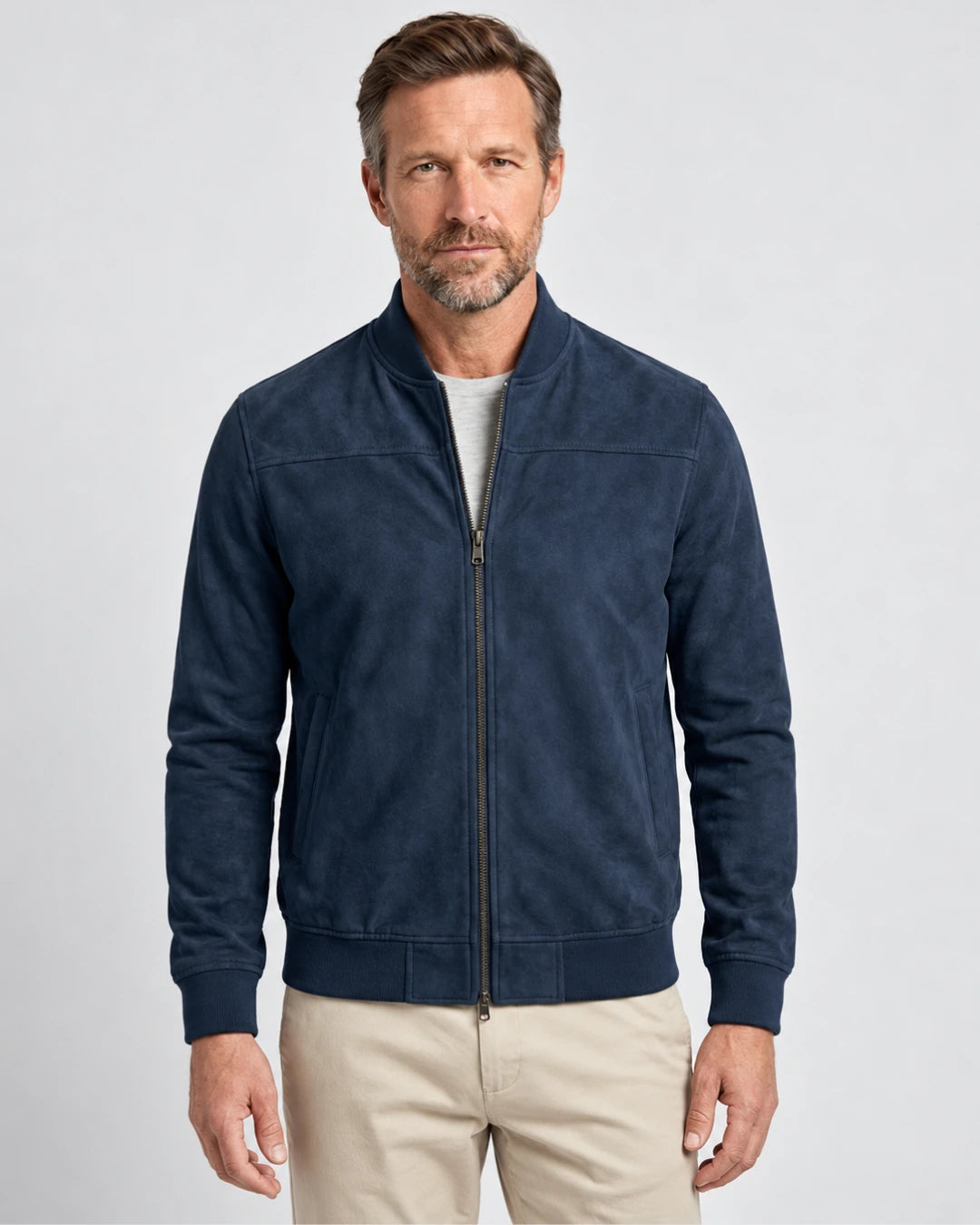 Classic Suede Jacket - Verenno
