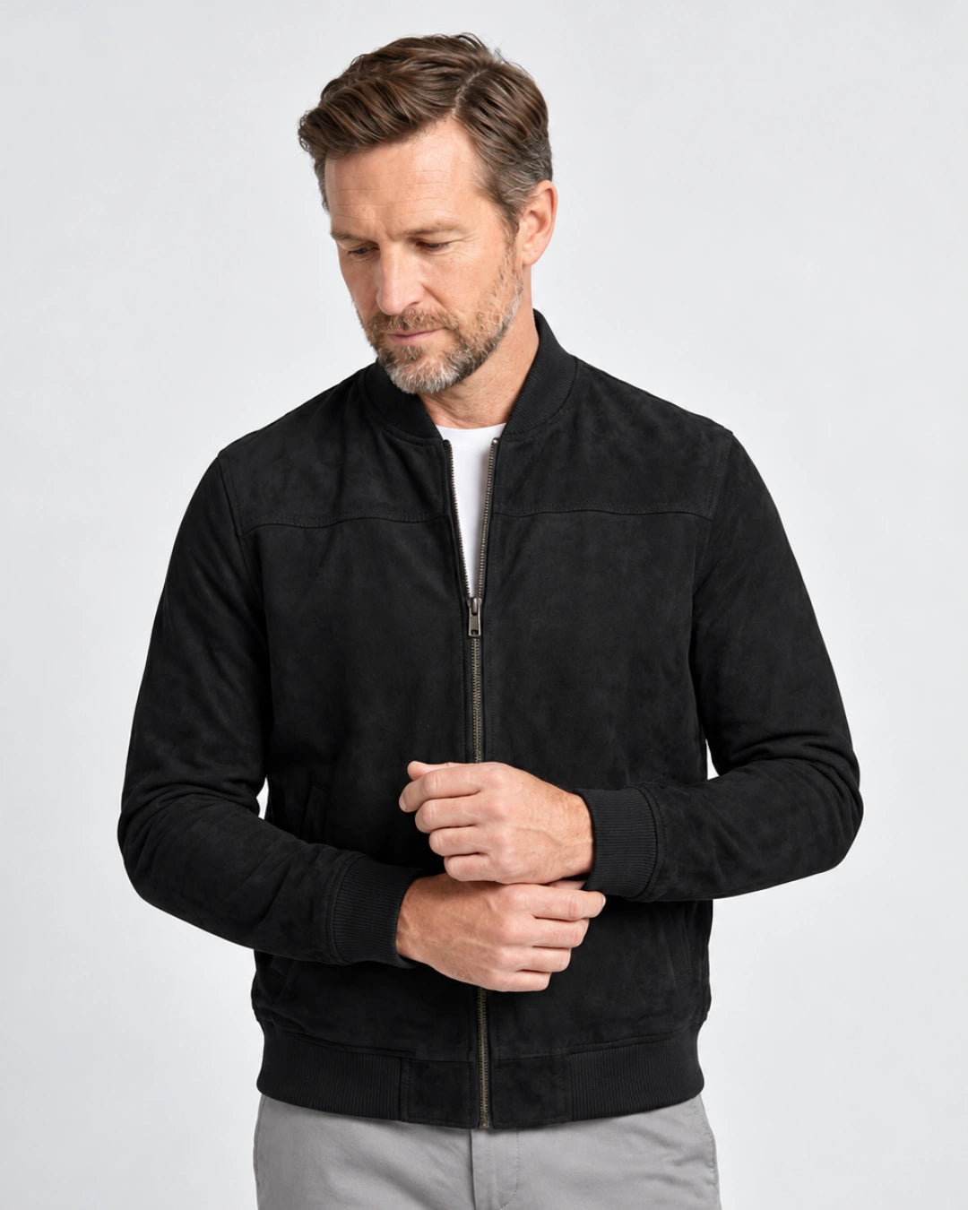 Classic Suede Jacket - Verenno