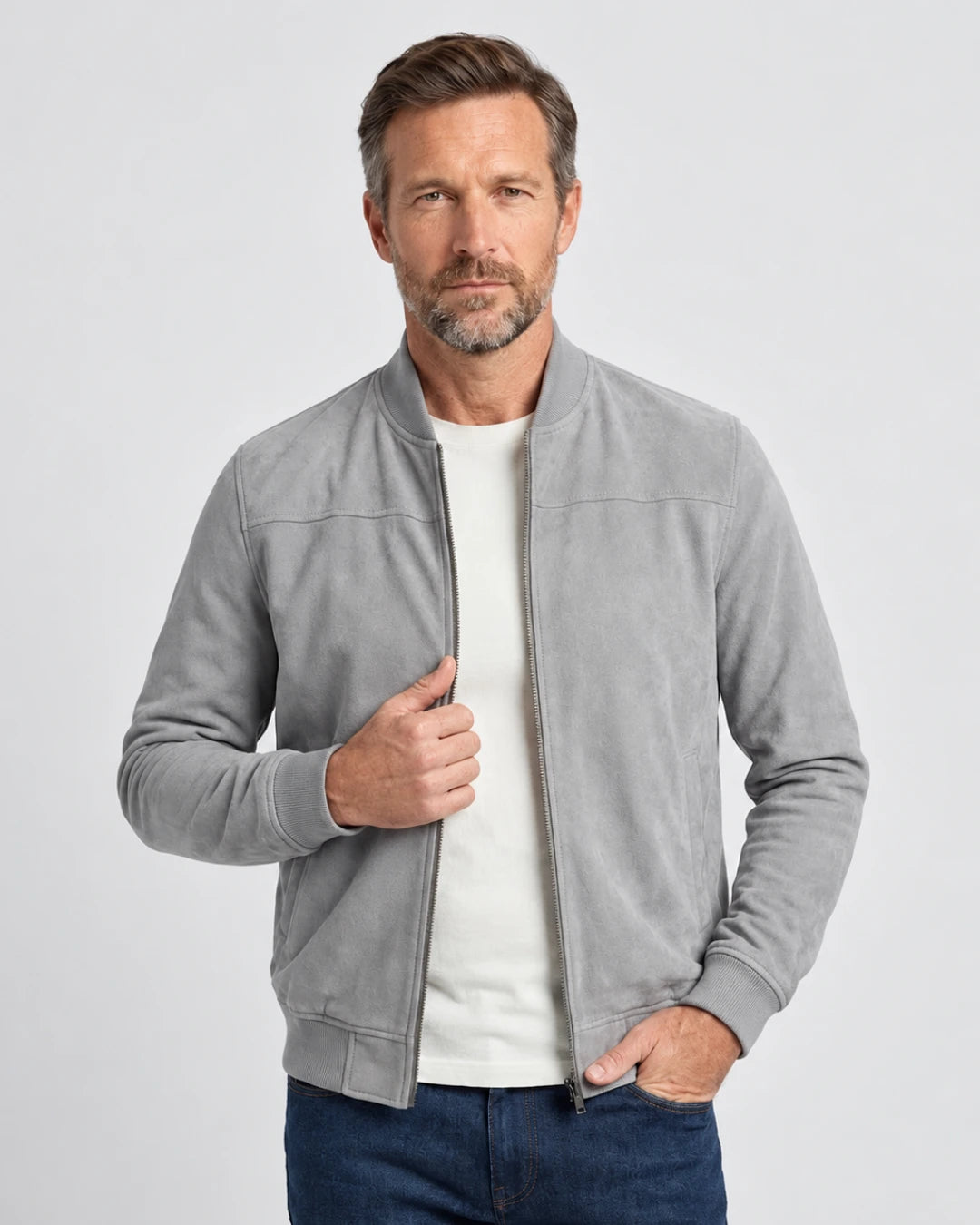Classic Suede Jacket - Verenno