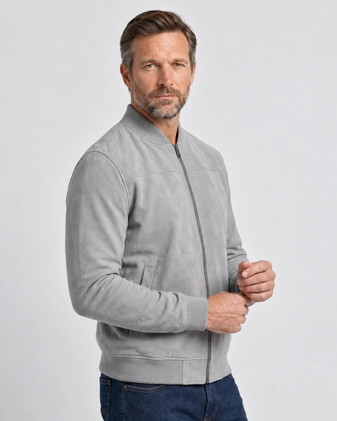 Classic Suede Jacket - Verenno