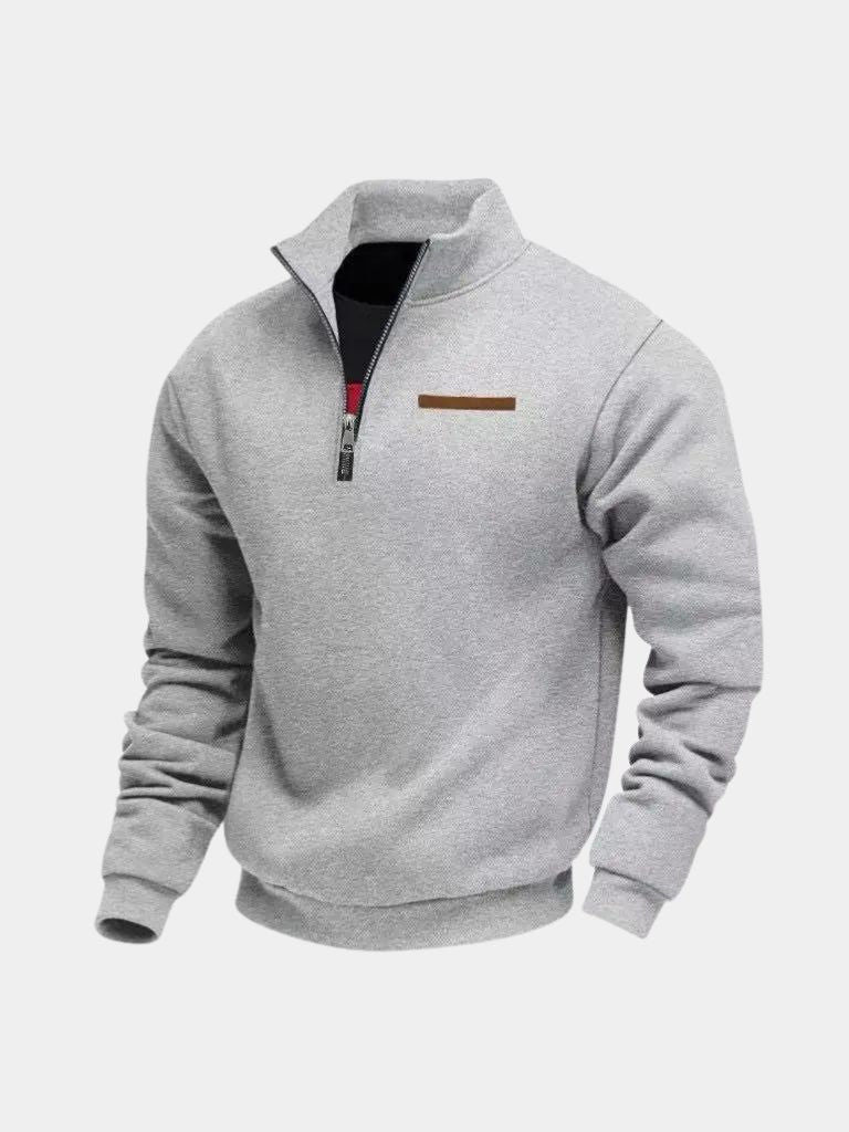 Slate Urban Stehkragen-Pullover