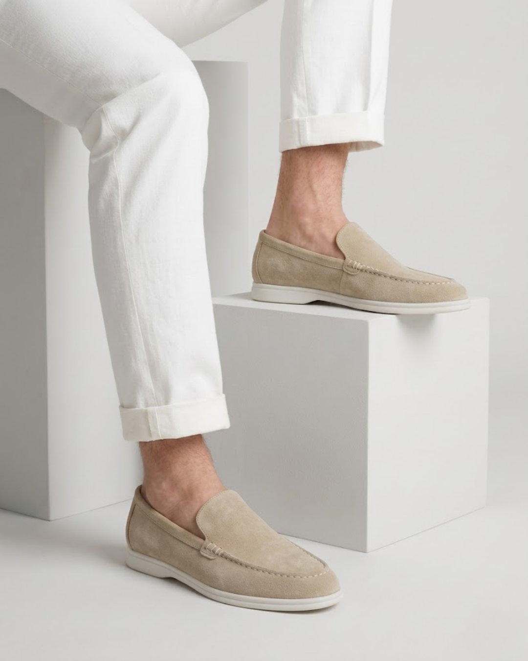 Mocassin en daim Verenno