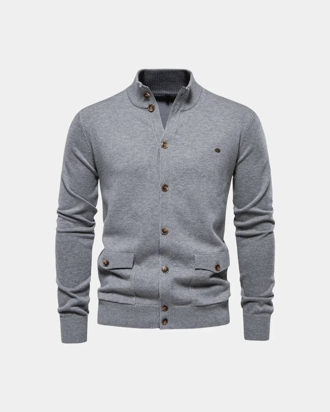 Button-Up Knit Cardigan - Verenno