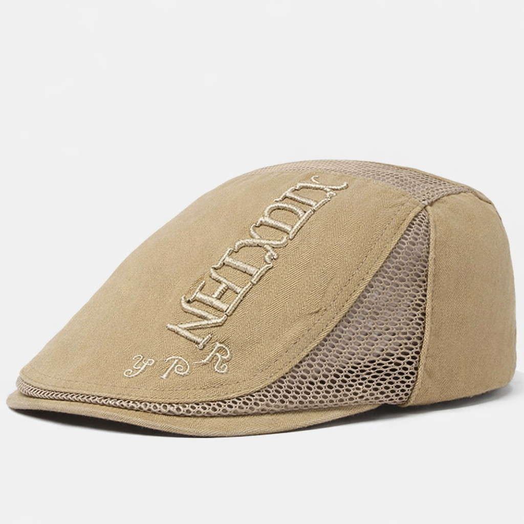 Mesh Panel Flat Cap