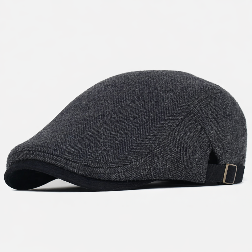 Herringbone Flat Cap