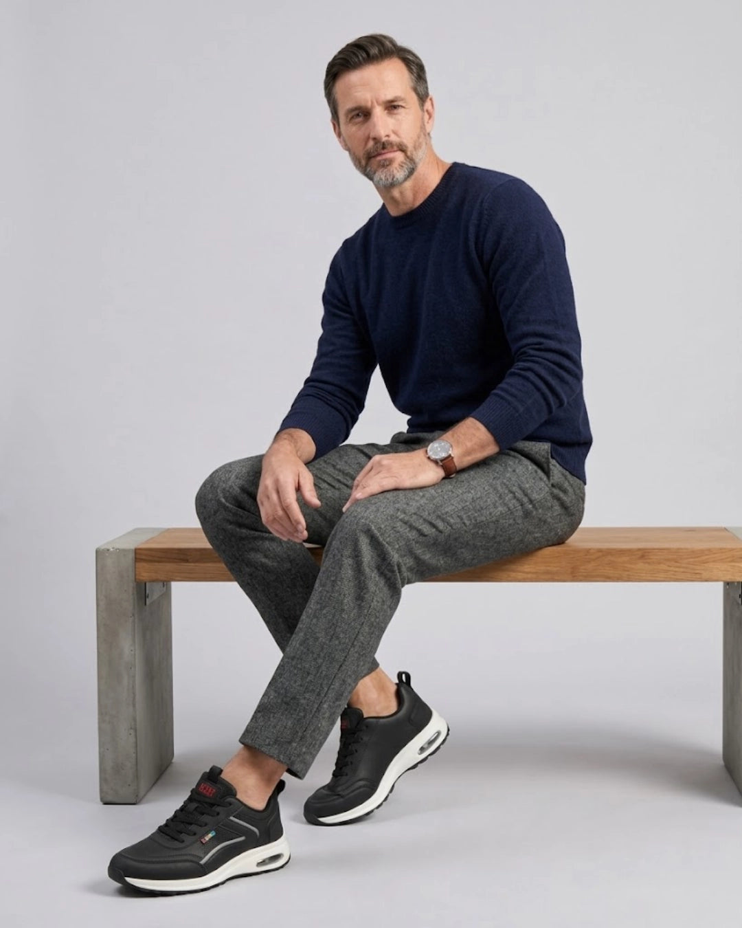 Leather Sneakers Retro Trend - Limited Edition