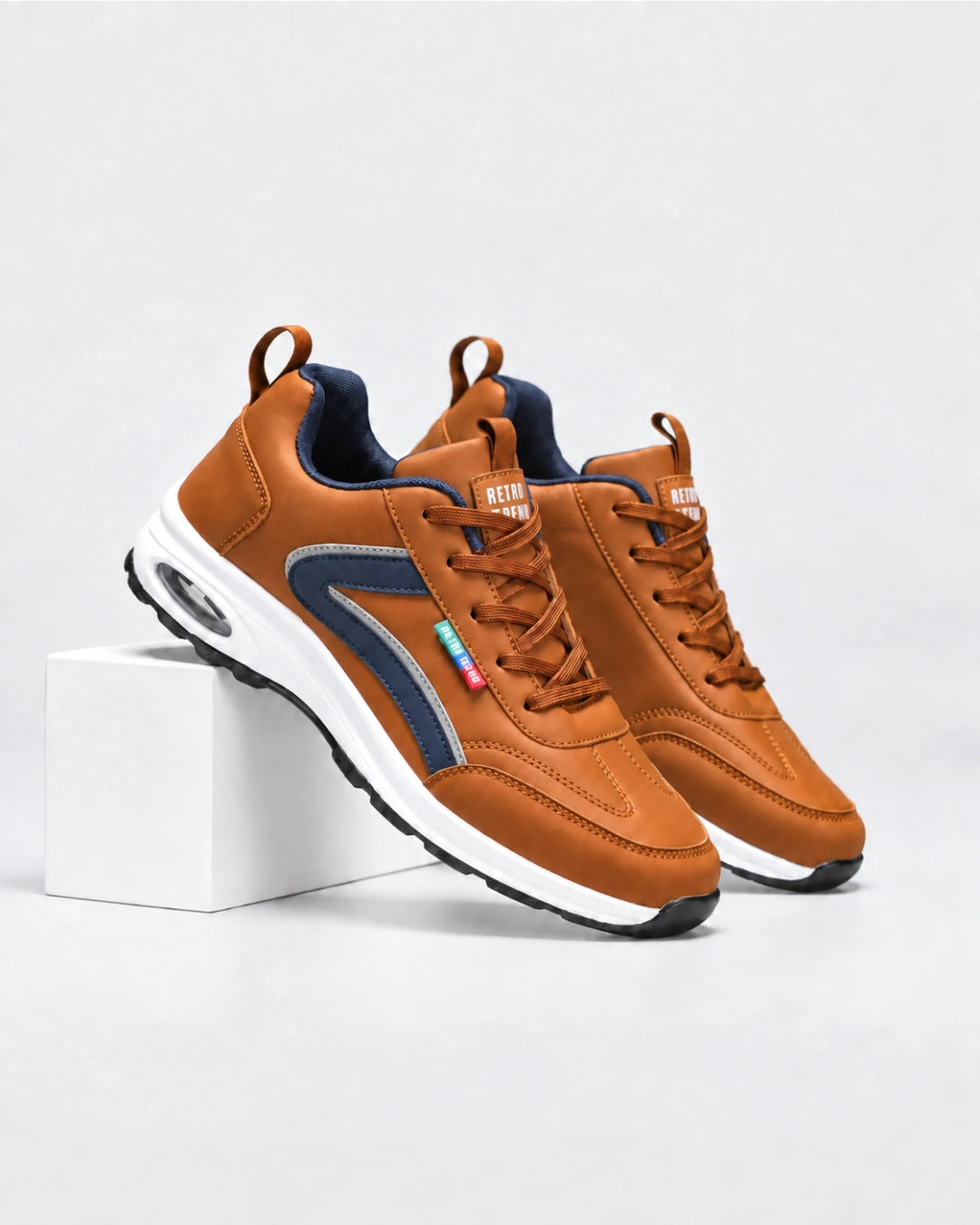 Leather Sneakers Retro Trend - Limited Edition