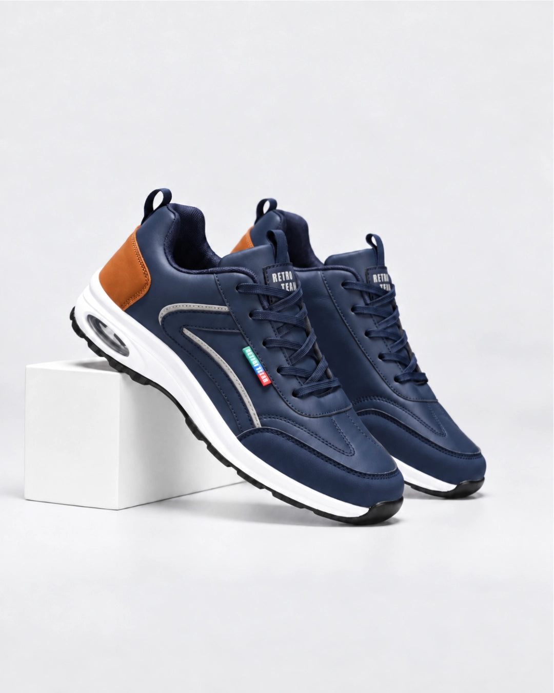 Leather Sneakers Retro Trend - Limited Edition