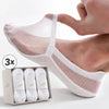 3× Breathable No-Show Socks
