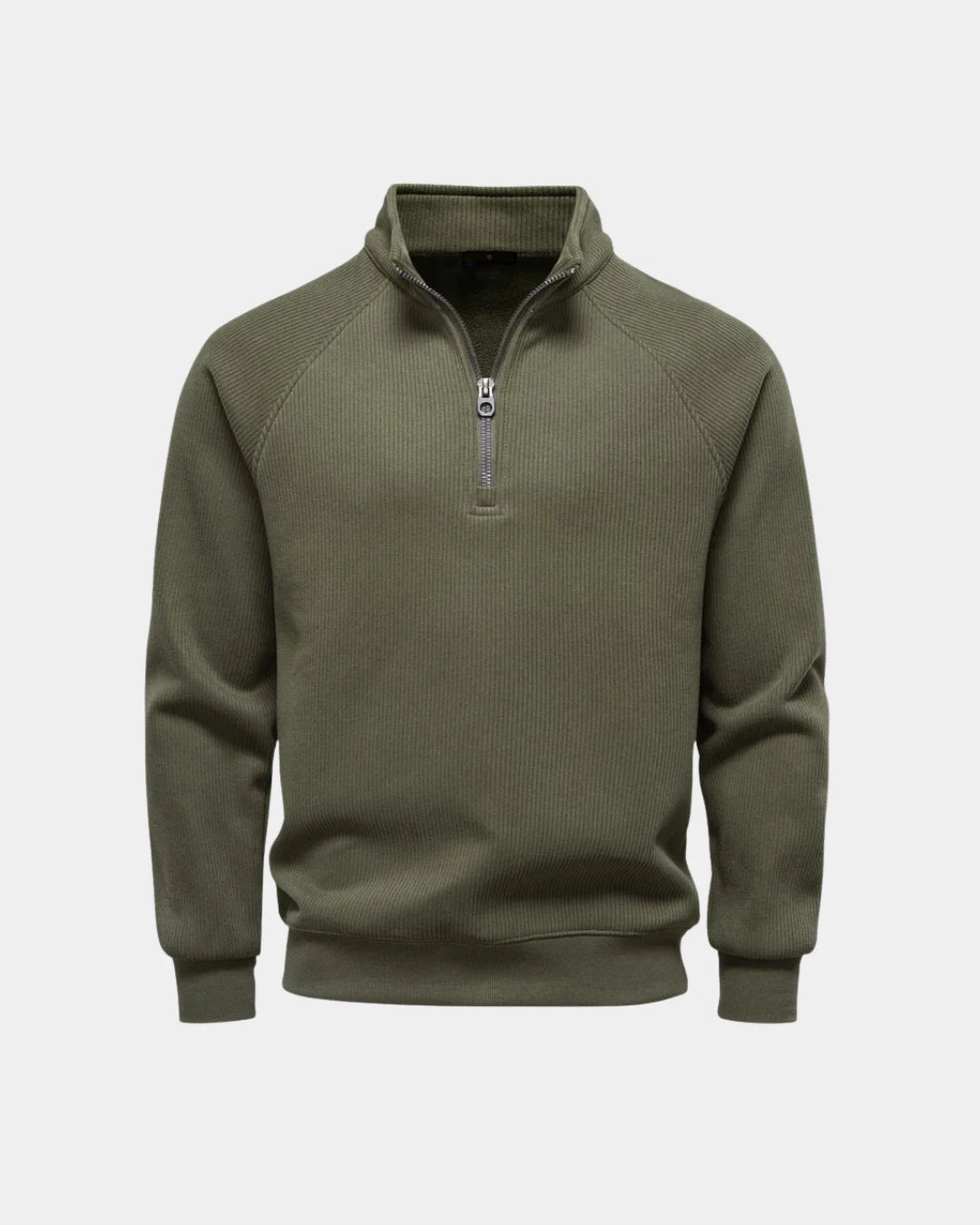 Essential Quarter-Zip Sweater - Verenno