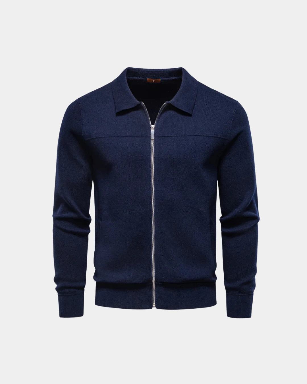 Full-Zip Knitted Sweater - Verenno