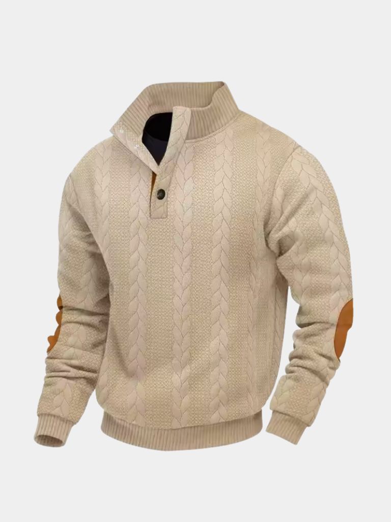 Timberline Langkragen-Strickpullover