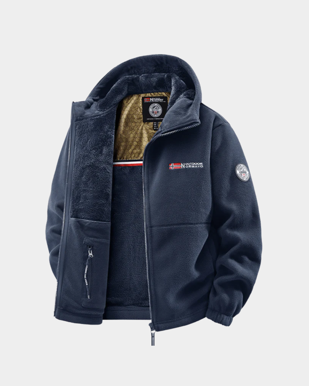 Norway Hooded Fleece Jacket - Verenno