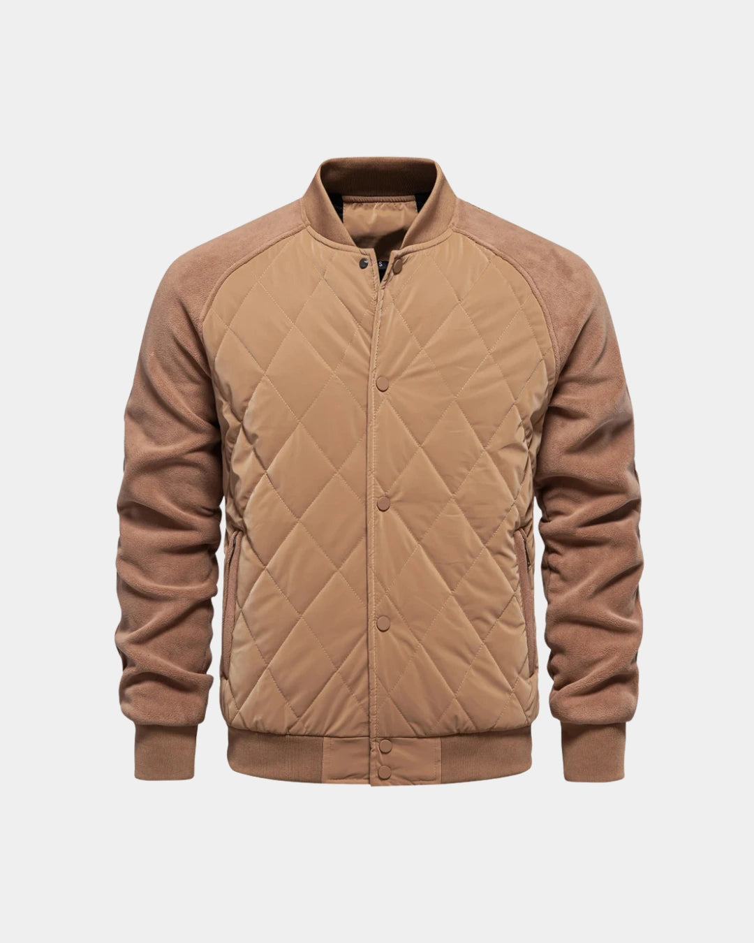 Quilted Bomber Jacket - Verenno